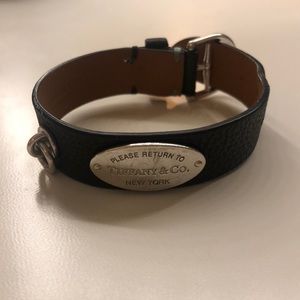 Tiffany & Co. Leather Charm Bracelet